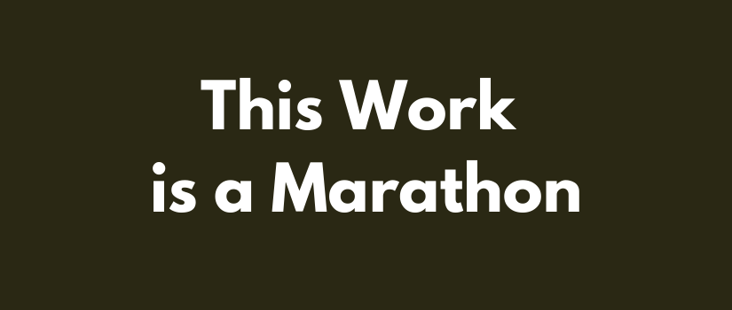 Featured image for “This Work is a Marathon: A Note from Co-CEO Felicia Jadczak”